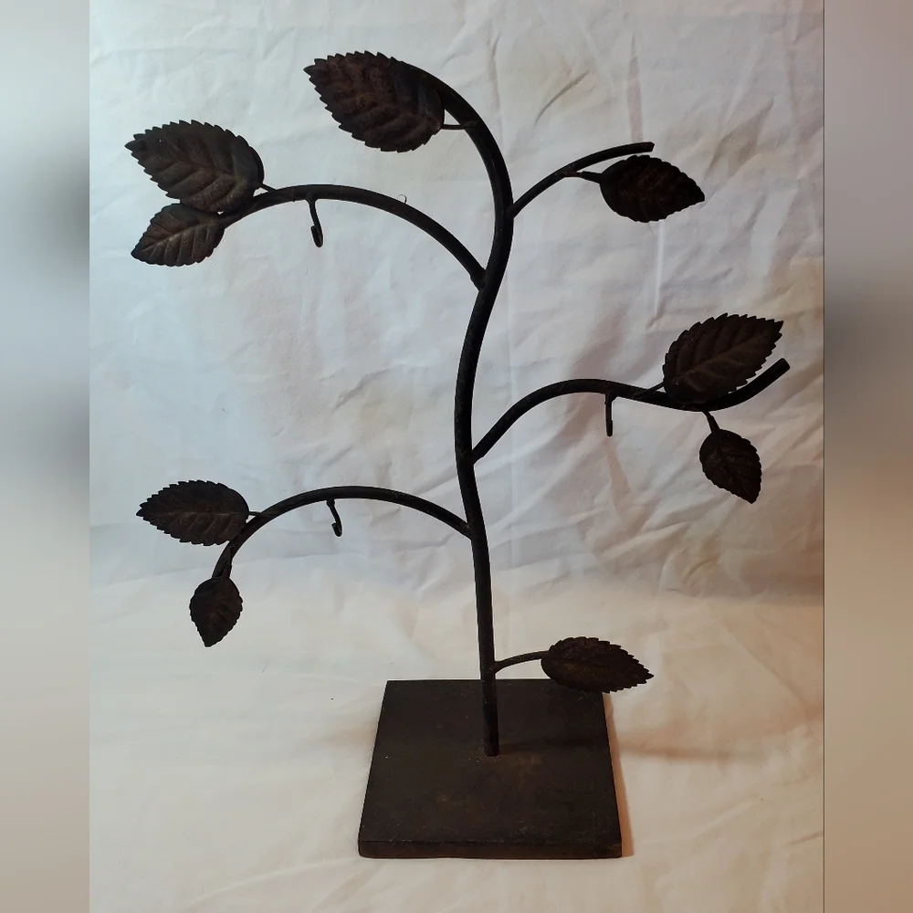 Metal Vintage Retro Jewelry Necklace Holder Display Stand MCM